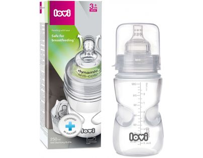 Lovi Samosterilizující láhev 250 ml Super vent