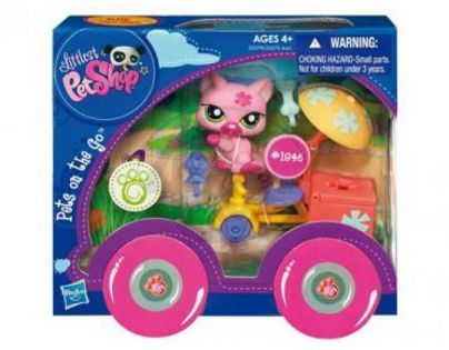 LPS - Zvířátka s dopravním prostředkem Hasbro 25573
