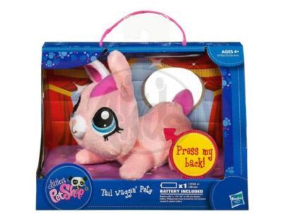 LPS Plyšová zvířátka s pohybujícím se ocáskem Hasbro - Králík