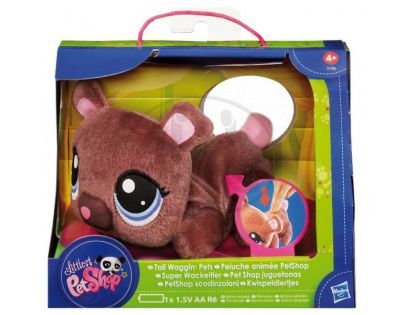 LPS Plyšová zvířátka s pohybujícím se ocáskem Hasbro - Medvěd