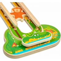 Lucy & Leo Dřevěná nástěnná hračka Mazané opičky 6