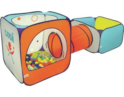 Ludi Hrací ohrádka stan a tunel Sport