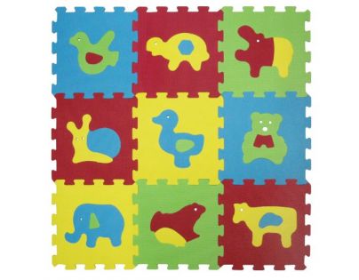 Ludi Puzzle pěnové Basic zvířátka 9 dílků