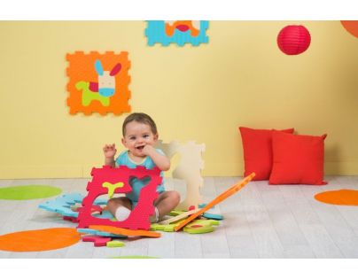 Ludi Puzzle pěnové Zvířátka 120 x 120 cm