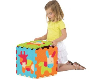 Ludi Puzzle pěnové Zvířátka 120 x 120 cm