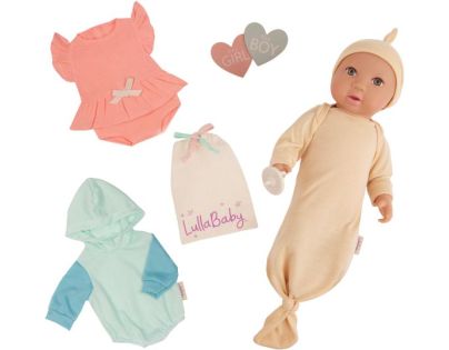 LullaBaby Panenka 35 cm s překvapením Gender Reveal