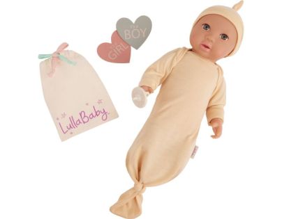 LullaBaby Panenka 35 cm s překvapením Gender Reveal