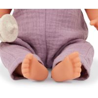 LullaBaby Panenka 35 cm v overalu s čelenkou Lila 6