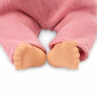 LullaBaby Panenka 35 cm v overalu s čelenkou Pink II 5