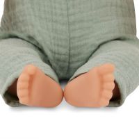 LullaBaby Panenka 35 cm v overalu s čelenkou 6