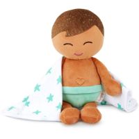 LullaBaby Panenka plyšová do vany kluk Light Brown Hair 2