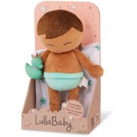 LullaBaby Panenka plyšová do vany kluk Light Brown Hair