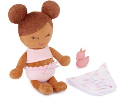 LullaBaby Panenka plyšová do vany Light Brown Hair