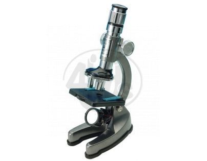 Mac Toys  M8000601 - Kovový mikroskop s lampičkou a projektorem 100x-900x