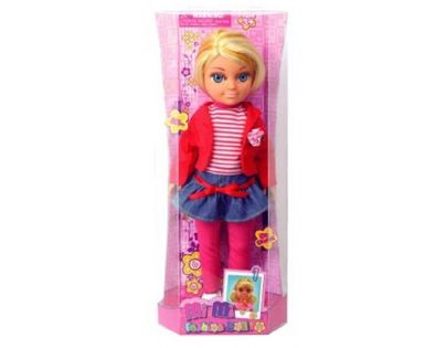 Mac Toys Panenka s módními doplňky Pruhované triko