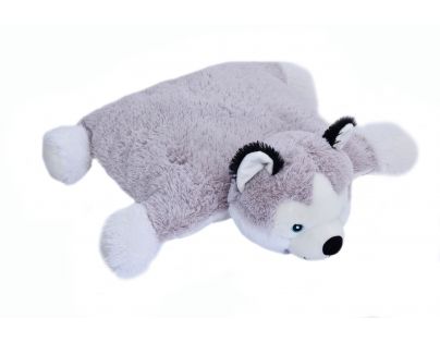 Mac Toys Polštář plyšové zvířátko husky 55 cm