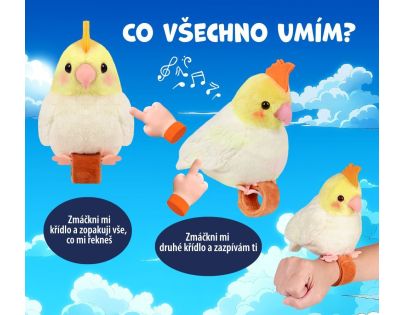 Mac Toys Steppos Opakující a zpívající ptáček