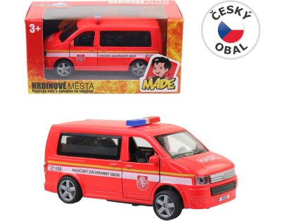 MaDe Auto, hasičská dodávka, CZ design i box