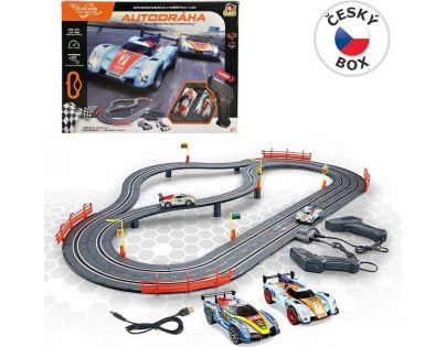 Made Autodráha se 2 závodními vozy 300 cm - Poškozený obal