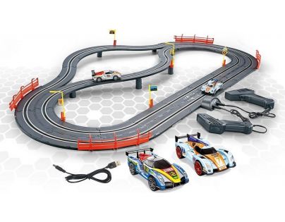 Made Autodráha se 2 závodními vozy 300 cm - Poškozený obal
