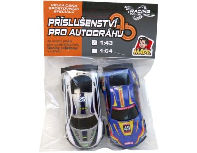 Made Autodráha náhradní autíčka 2 ks 1 : 43 (567)