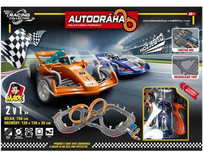 MaDe Autodráha s formulemi, 750 cm