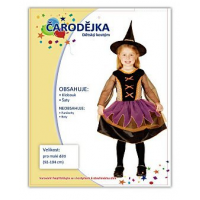 MaDe Dětský kostým čarodějka pro malé děti 2