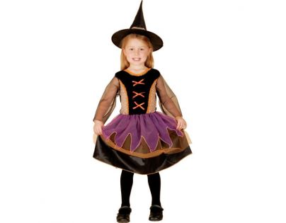 MaDe Dětský kostým čarodějka pro malé děti