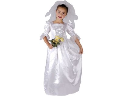 Made Dětský kostým Nevěsta 120 - 130 cm - Poškozený obal