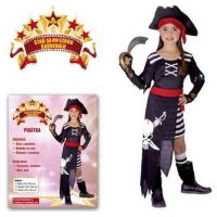 Made Dětský kostým Pirátka 110 - 120 cm 2