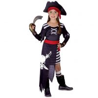 Made Dětský kostým Pirátka 110 - 120 cm