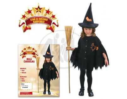 Made Dětský kostým Malá čarodějka 92-104cm