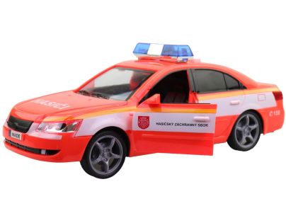 MaDe Hasičské osobní auto s českým hlasem, CZ box, 24cm