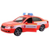 MaDe Hasičské osobní auto s českým hlasem, CZ box, 24cm 2