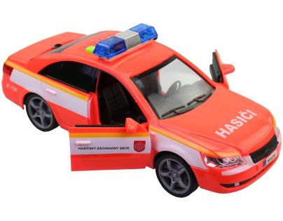 MaDe Hasičské osobní auto s českým hlasem, CZ box, 24cm