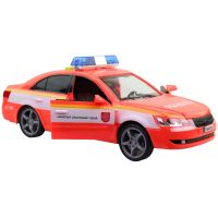 MaDe Hasičské osobní auto s českým hlasem, CZ box, 24cm 4