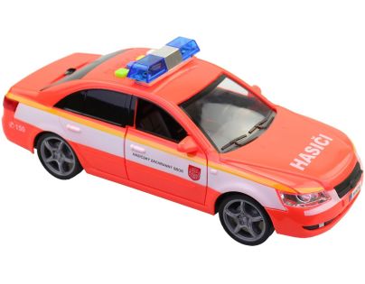 MaDe Hasičské osobní auto s českým hlasem, CZ box, 24cm