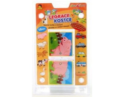 Made Kostky se zvukem 2 ks