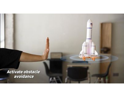 Made Dron Raketa na dálkové ovládání Space force