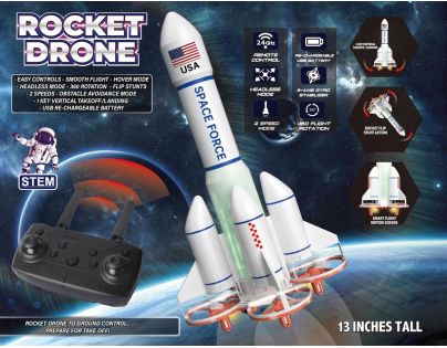 Made Dron Raketa na dálkové ovládání Space force