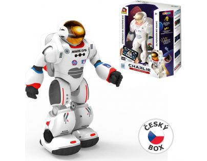 MaDe Robot astronaut Charlie s naučnou aplikací 29,5 cm - Poškozený obal