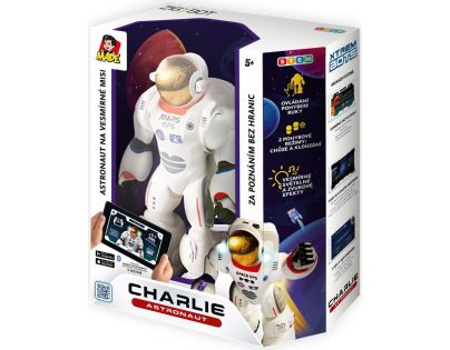 MaDe Robot astronaut Charlie s naučnou aplikací 29,5 cm