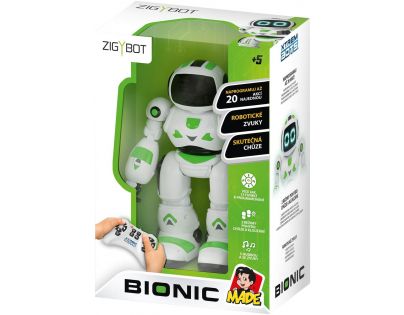 Made Robot Zigybot Bionic programovací 20 funkcí