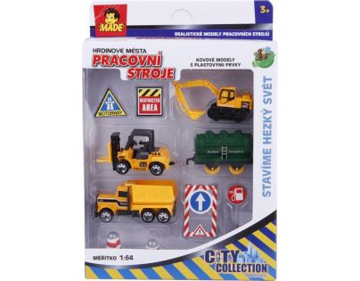 MaDe Sestava se stavebními auty 87717 - Poškozený obal