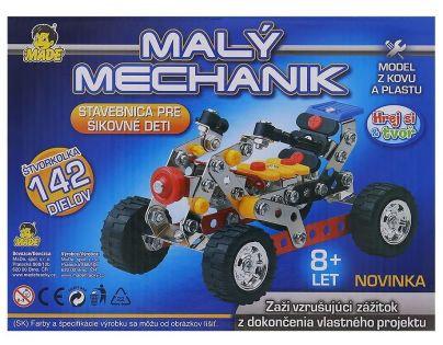 Made Stavebnice Malý mechanik Čtyřkolka