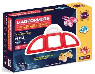 Magformers My first Buggy car červená 14ks