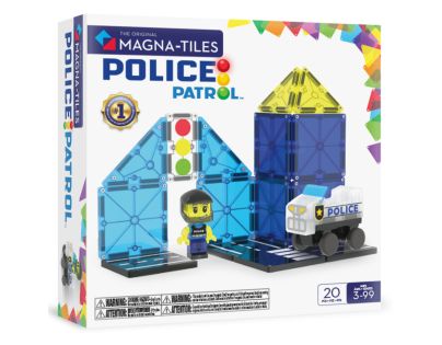 Magna-Tiles Police Patrol 20 dílků - Poškozený obal