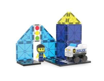 Magna-Tiles Police Patrol 20 dílků - Poškozený obal
