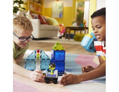 Magna-Tiles Police Patrol 20 dílků - Poškozený obal