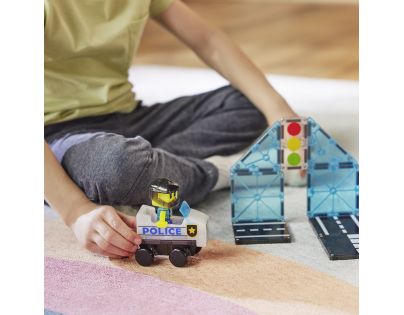 Magna-Tiles Police Patrol 20 dílků - Poškozený obal